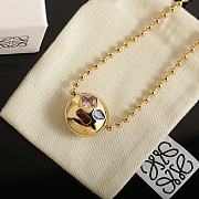 Okify Loewe Gold Bean Necklace  - 2