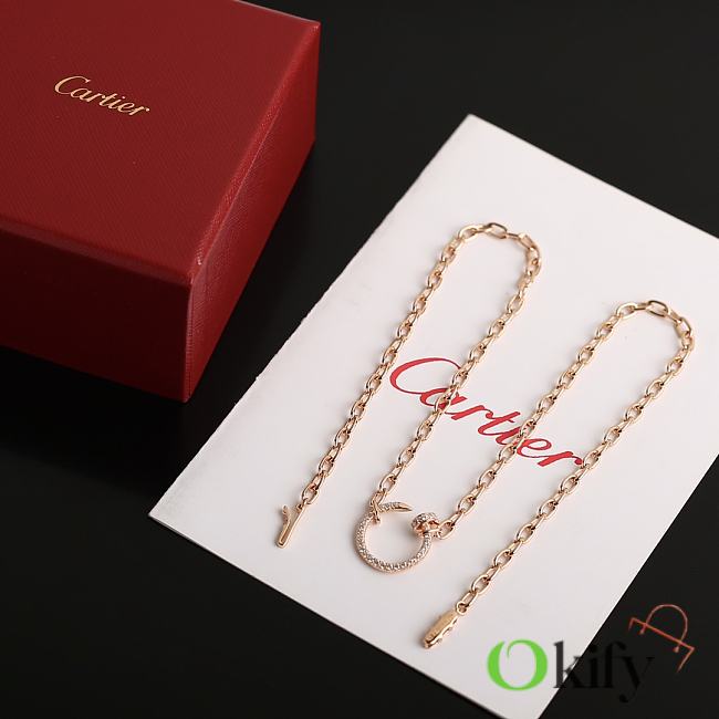 Okify Cartier Juste un Clou Rose Gold Necklace - 1