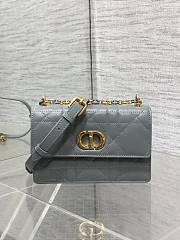 Okify Dior Miss Caro Mini Bag In Gray 17.3x13x7.5cm - 5
