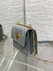 Okify Dior Miss Caro Mini Bag In Gray 17.3x13x7.5cm - 3