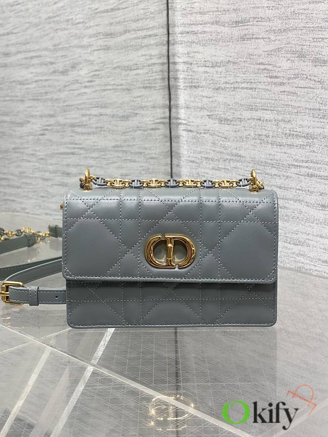 Okify Dior Miss Caro Mini Bag In Gray 17.3x13x7.5cm - 1