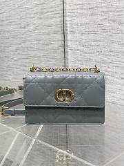 Okify Dior Miss Caro Mini Bag In Gray 17.3x13x7.5cm - 1