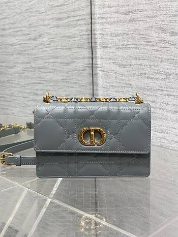 Okify Dior Miss Caro Mini Bag In Gray 17.3x13x7.5cm