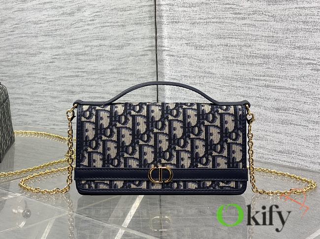 Okify Dior 30 Montaigne Cigale Pouch With Chain Bag 20.5x11x5cm - 1