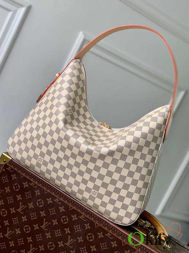 Okify Louis Vuitton Slouchy MM Damier Bag 40x29x11cm - 1