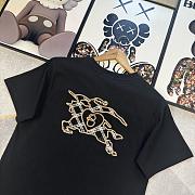 Okify Burberry Black T-shirt 24592 - 5