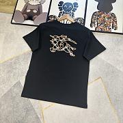 Okify Burberry Black T-shirt 24592 - 3