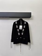 Okify CC Sequin Black Cardigan  - 1