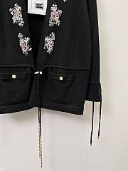 Okify CC Sequin Black Cardigan  - 6