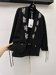 Okify CC Sequin Black Cardigan  - 3