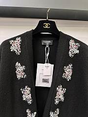Okify CC Sequin Black Cardigan  - 2