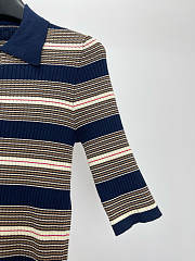 Okify Prada Stripe Polo Shirt 24597 - 4