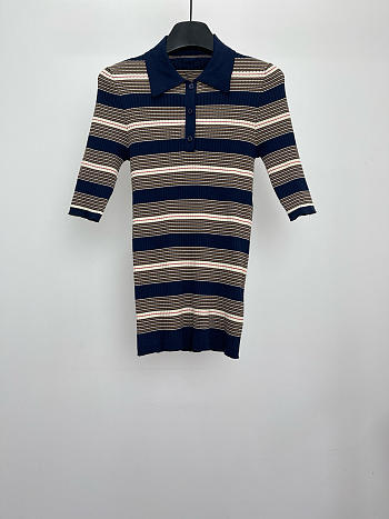 Okify Prada Stripe Polo Shirt 24597