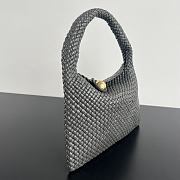 Okify Bottega Veneta Tosca Baci Bag In Gray 31x19x9cm - 5