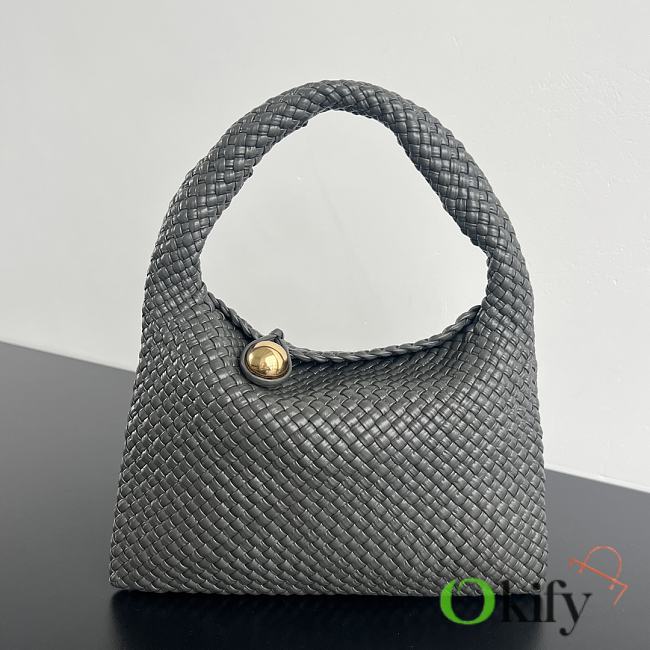 Okify Bottega Veneta Tosca Baci Bag In Gray 31x19x9cm - 1