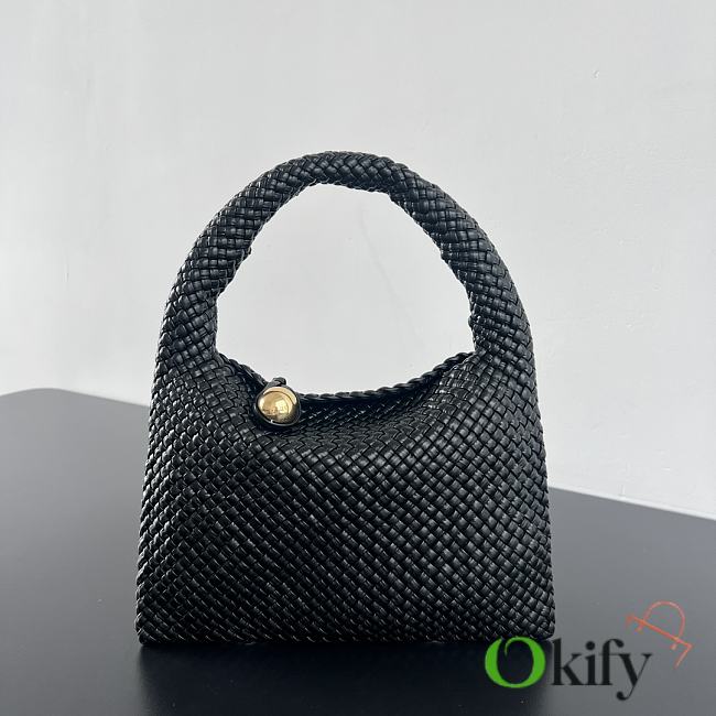 Okify Bottega Veneta Tosca Baci Bag In Black 31x19x9cm - 1