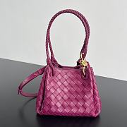 Okify Bottega Veneta Small Parachute Shoulder Bag In Pink 21x17x16.5cm - 1
