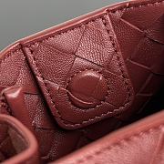 Okify Bottega Veneta Small Parachute Shoulder Bag In Red 21x17x16.5cm - 2
