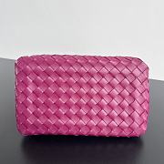 Okify Bottega Veneta Medium Parachute Bag In Pink 29.5x18.5x17.5cm - 4