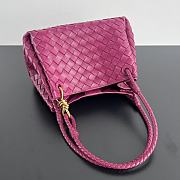 Okify Bottega Veneta Medium Parachute Bag In Pink 29.5x18.5x17.5cm - 2