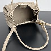 Okify Bottega Veneta Medium Parachute Bag In Beige 29.5x18.5x17.5cm - 3
