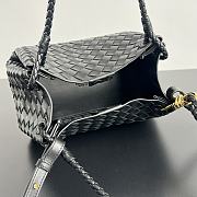 Okify Bottega Veneta Medium Parachute Bag In Black 29.5x18.5x17.5cm - 4