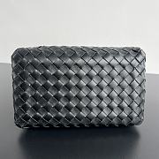 Okify Bottega Veneta Medium Parachute Bag In Black 29.5x18.5x17.5cm - 2