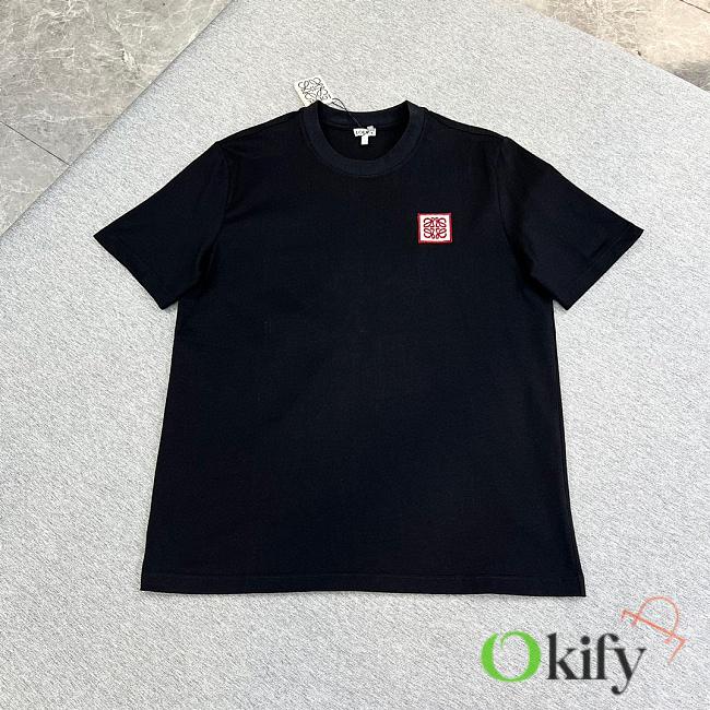 Okify Loewe Black T-shirt 24615 - 1