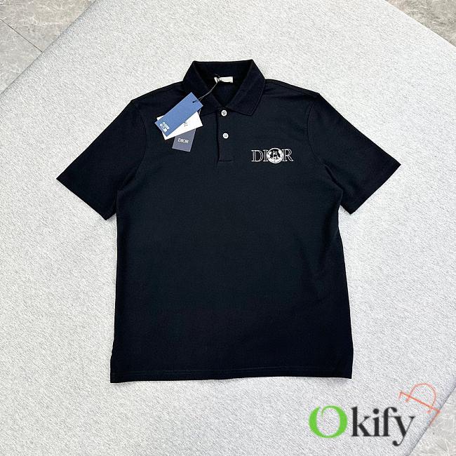 Okify Dior Black Polo Shirt 24617 - 1