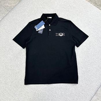 Okify Dior Black Polo Shirt 24617