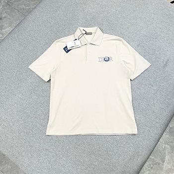 Okify Dior Cream Polo Shirt 24619