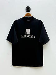Okify Balenciaga Black T-shirt 24627 - 1