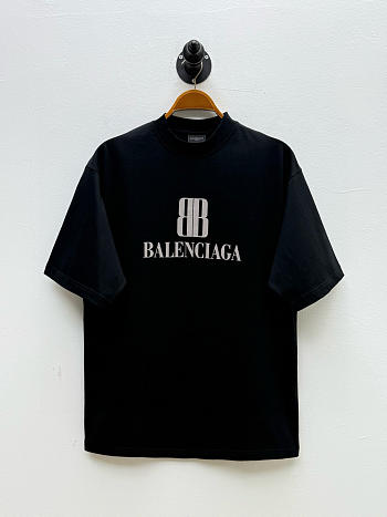Okify Balenciaga Black T-shirt 24627