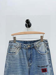 Okify Balenciaga Blue Jeans 24628 (Can custom 3XL size) - 6
