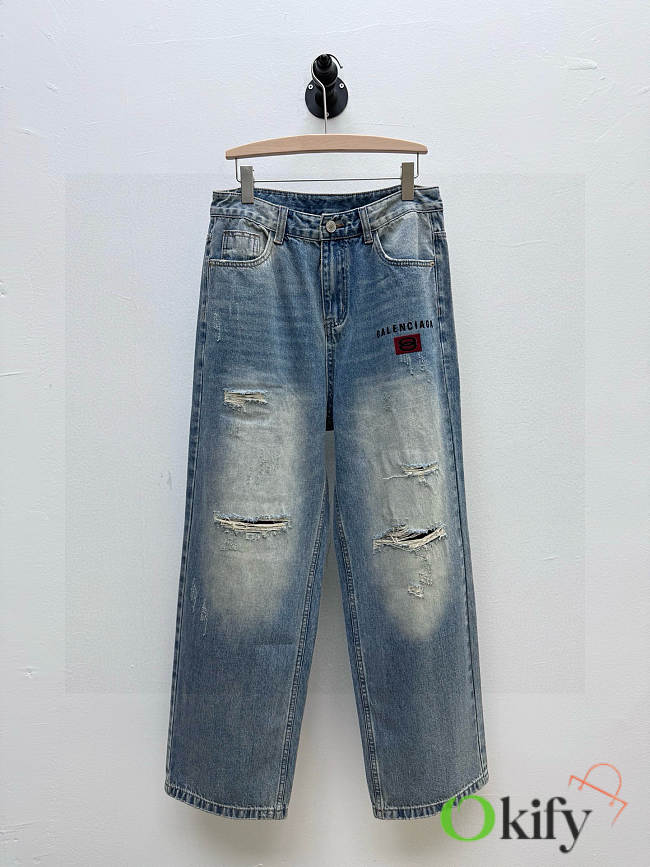 Okify Balenciaga Blue Jeans 24628 (Can custom 3XL size) - 1