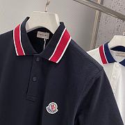 Okify Moncler Black Polo Shirt - 4