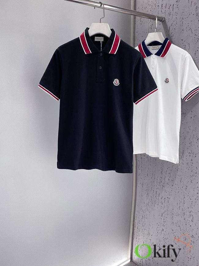Okify Moncler Black Polo Shirt - 1