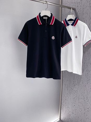 Okify Moncler Black Polo Shirt