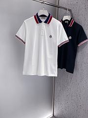 Okify Moncler White Polo Shirt - 1