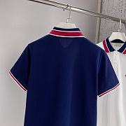 Okify Moncler Dark Blue Polo Shirt - 6