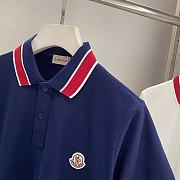 Okify Moncler Dark Blue Polo Shirt - 4