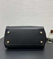 Okify Loewe Large Madrid Bag In Black 36x23.5x15.5 - 6