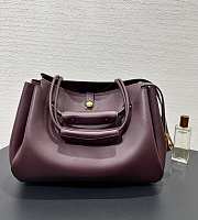 Okify Loewe Large Madrid Bag In Red 36x23.5x15.5cm - 6