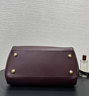 Okify Loewe Large Madrid Bag In Red 36x23.5x15.5cm - 3