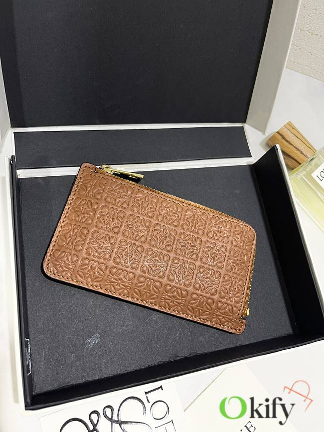 Okify Loewe Brown Pocket Holder 13x7.5cm - 1