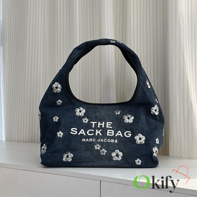 Okify Marc Jacobs Denim Flower Bag 39x20x25cm  - 1