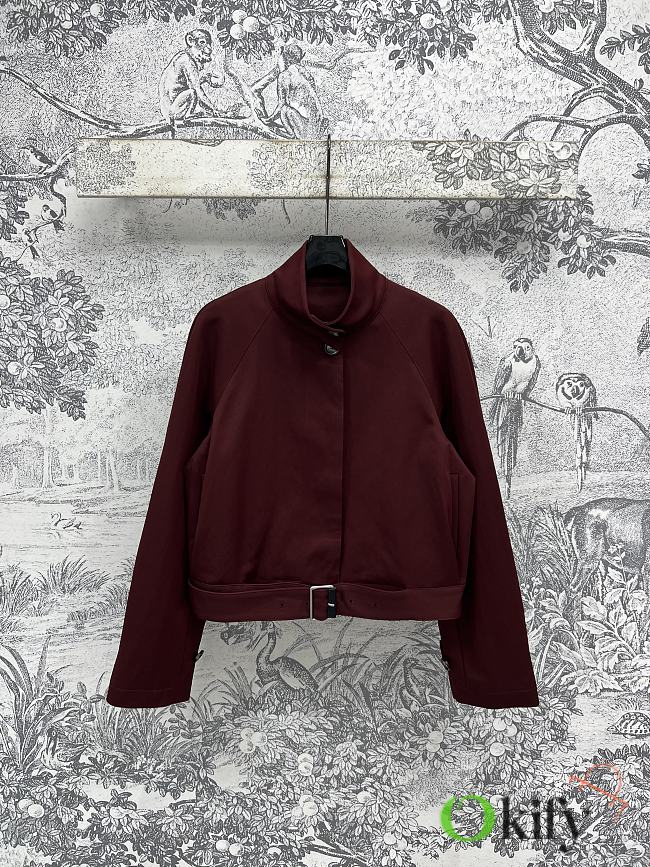 Okify Loewe Wine Red Jacket  - 1
