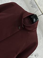 Okify Loewe Wine Red Jacket  - 6