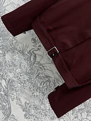 Okify Loewe Wine Red Jacket  - 4