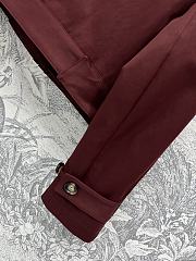 Okify Loewe Wine Red Jacket  - 3